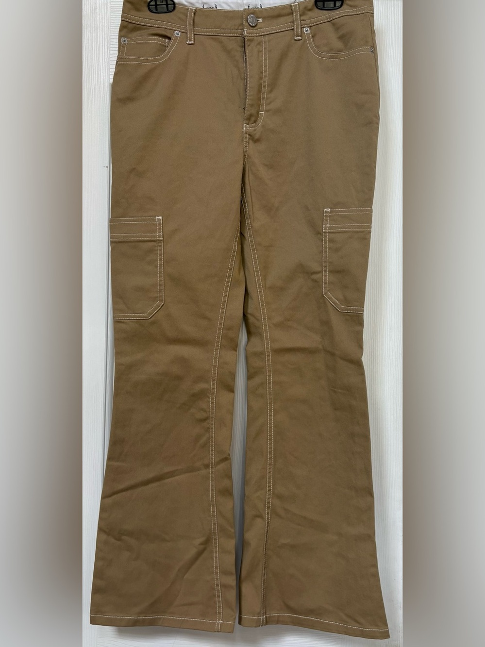 BDG Khaki Boot-Cut Cargo Pants